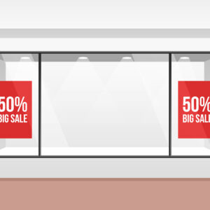 Printed Window Graphics Shape Cut